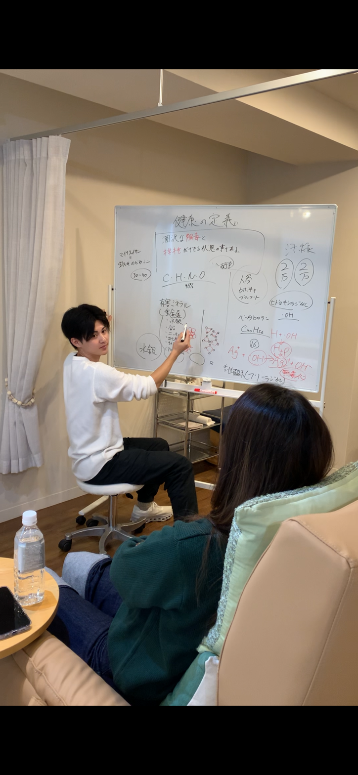 ホワイトボードで解説